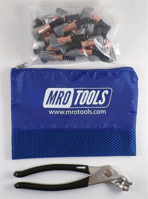 Mro Tools Ksg1s25p Cleco Side Grip Clamps 25 Piece Kit W Cleco Pliers