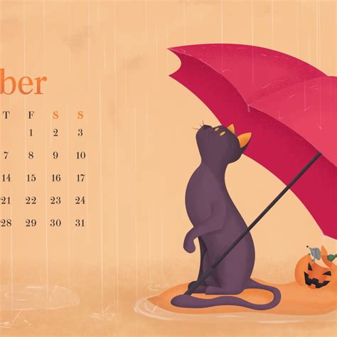 October 2022 Calendar Wallpaper Qualads