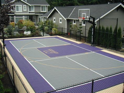 Your court dimensions will be truer and your court surfacing will play better, look great and be easy on the knees (view court surfacing packages). 21 best images about Outdoor Basketball Court on Pinterest ...