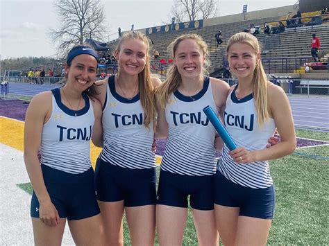 Tcnj Womens Track And Field Runs Nations Fastest 4×400 Meter Relay