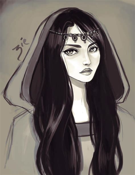 Wip Sketch Medieval Girl By Zienta On Deviantart