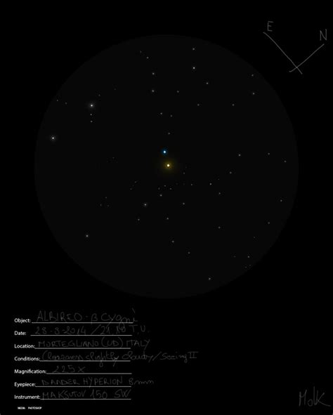 Albireo Astronomy Sketch Of The Day