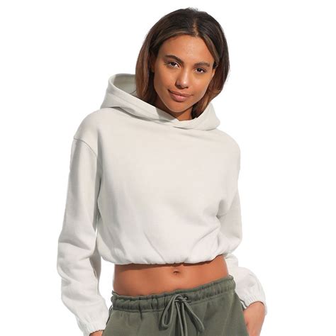Light And Shade Cropped Hoodie Womens Cropped Hoodies