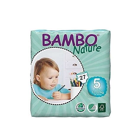 Bambo Nature Eco Friendly Diapers Size 5 12 22 Kg 27 Diapers