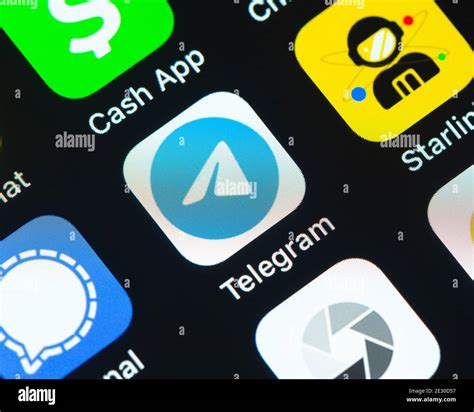 Telegram App Icon Hi Res Stock Photography And Images Alamy