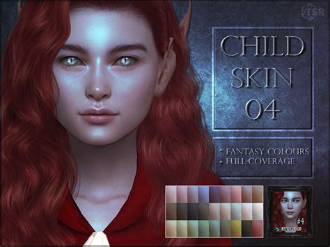 Remussirion Child Skin 04 Fantasy Colours Ts4 Emily Cc Finds