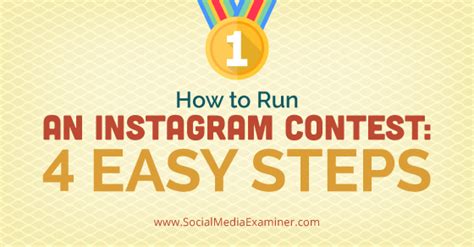 How To Run An Instagram Contest Four Easy Steps Social