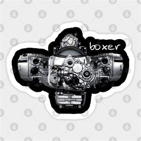Boxer Engine Engine Sticker Teepublic