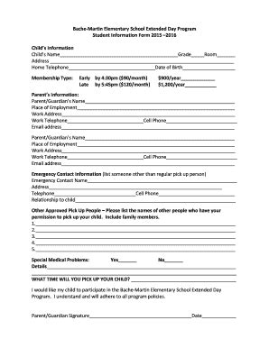 Use forms.app's free email sign up form template and reach your leads easily and quickly! Printable letter to pick up child from school early - Edit, Fill Out & Download Form Templates ...