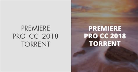 Premiere pro transitions template (free). Premiere Pro CC 2018 Torrent (Free Download)