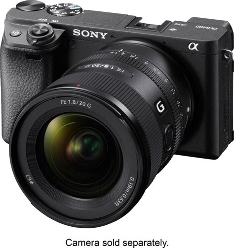 Sony Fe 20mm F18 G Ultra Wide Angle Prime Lens For E Mount Cameras