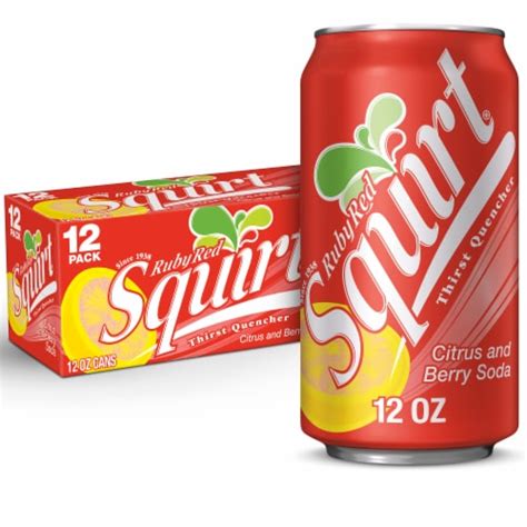 Squirt Ruby Red Naturally Flavored Citrus And Berry Soda Cans 12 Pk 12 Fl Oz Ralphs