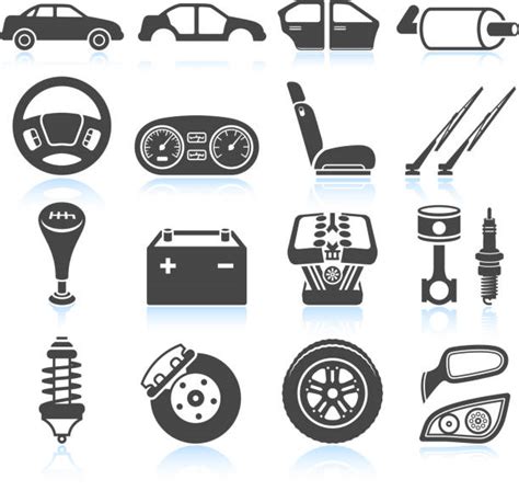 Car Parts Clip Art Vector Images And Illustrations Istock