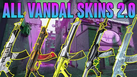 All Vandal Skins Showcase Valorant Vandal Skins Youtube