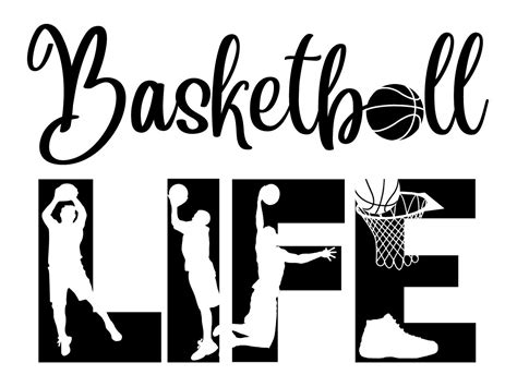 Free Basketball Life Svg File The Crafty Crafter Club