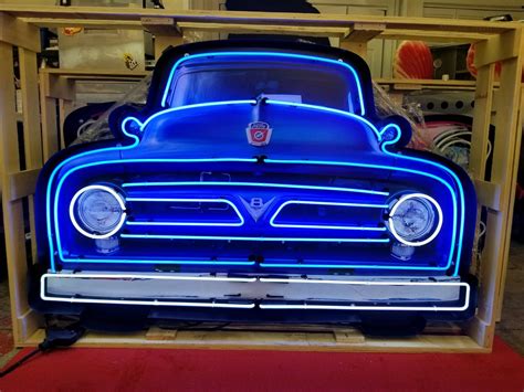 Ford Pickup Truck Front End Neon Sign