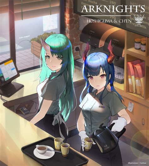 Kuhnowushi Anime Girls Portrait Display Anime Arknights Chen Arknights