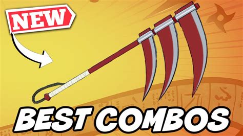 Best Combos For New Hidans Scythe Pickaxe Fortnite X Naruto