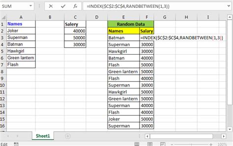 Excel Random Selection How To Get Random Sample From A Dataset