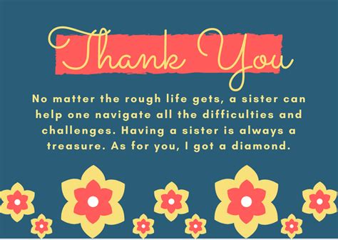 50 Heartfelt Thank You Sister Messages And Quotes 2022