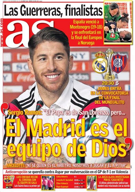 El Madrid es el equipo de Dios, hoy la final del Mundialito: las portadas