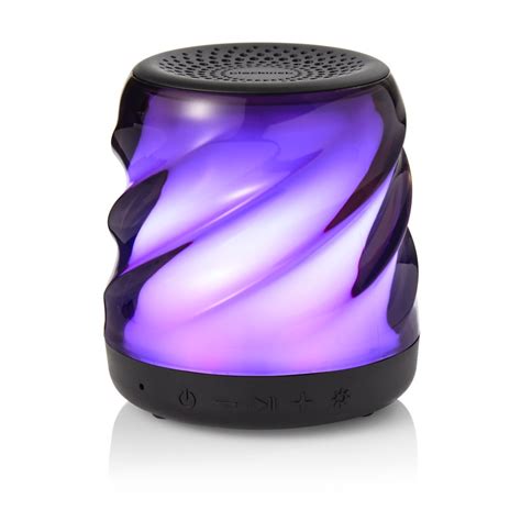 Blackweb Bluetooth Wireless Speaker With Color Changing Led Lights