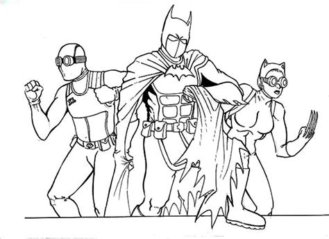 Cat Women Coloring Pages Coloring Home