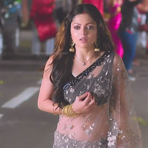 drashti dhami sexy sleeveless blouse saree hd tv caps indian telly show