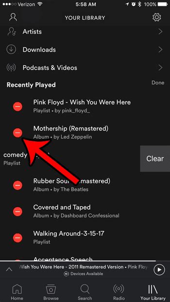 How To Delete Recently Played Songs Or Playlists From The Iphone