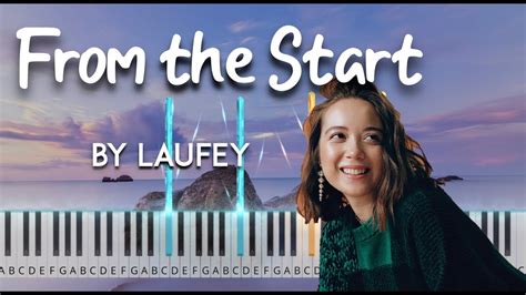 From The Start By Laufey Piano Cover Sheet Music And Lyrics Youtube
