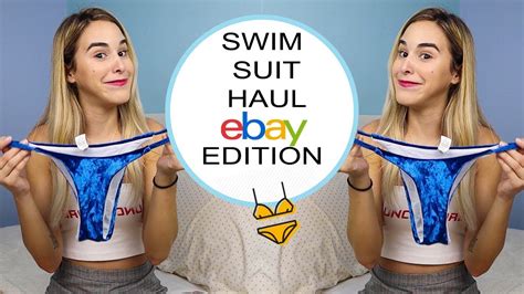 swimsuit try on haul ebay edition youtube