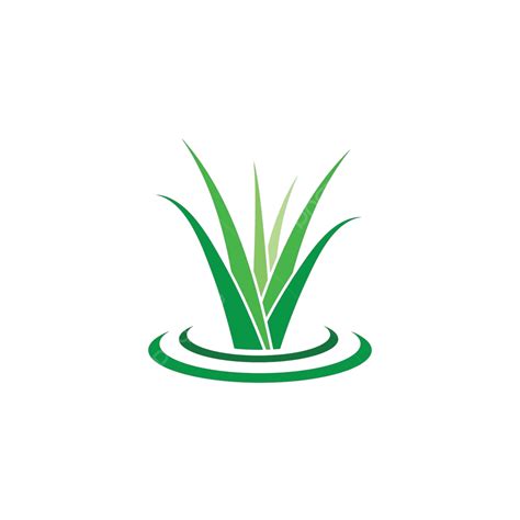 Grass Logo Vector Shape Natural Garden Vector Shape Natural Garden