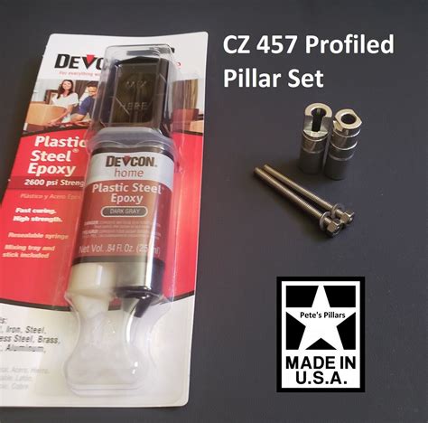 Cz 457 Profiled Pillar Bedding Deluxe Kit W Devcon And Stainless