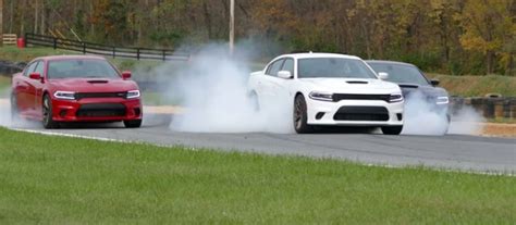 Ultimate Burnout Dodge Charger Srt Hellcat Celebrates The 4th Of July