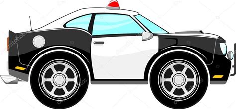 Police Car Cartoon Isolated On White Background Premium Vector In Adobe