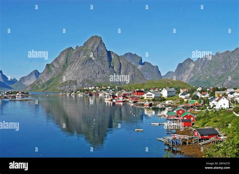 The Fishing Village Of Reine Located On The Island Of Moskenesøya In