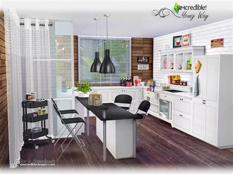 Young Way Kitchen The Sims 4 Catalog