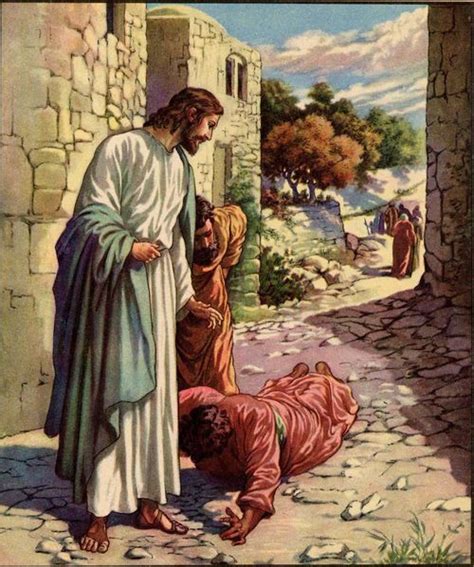 The Bible In Paintings 82 Jesus Heals Ten Lepers