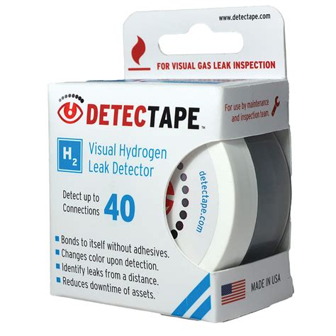 Remember that the co2 detector should never be placed in an area where it is going to be blocked by furniture, by curtains, or any other object that can. DetecTape H2 Visual Gas Leak Detector