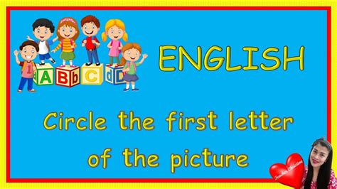 Circling Letters Ss Aa Tt Pp Ii First Letter Beginning Sound