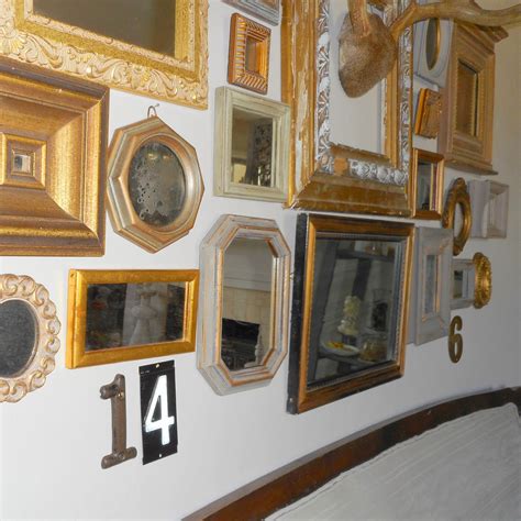 Revisionary Life: Industrial Vignettes #4 - Gold Mirror Gallery Wall