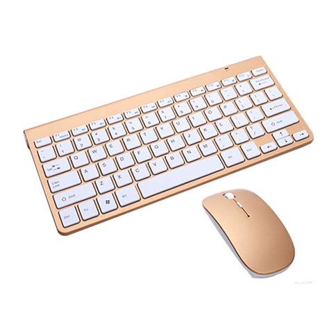 Keyboard And Mouse Set 24g Wireless Thin Keyboard With Wireless Mouse