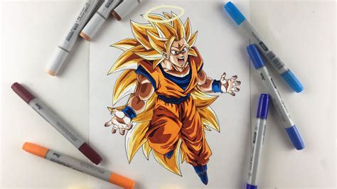 He is capable of changing his different colors. Drawing GOKU Super Saiyan 3 - YouTube