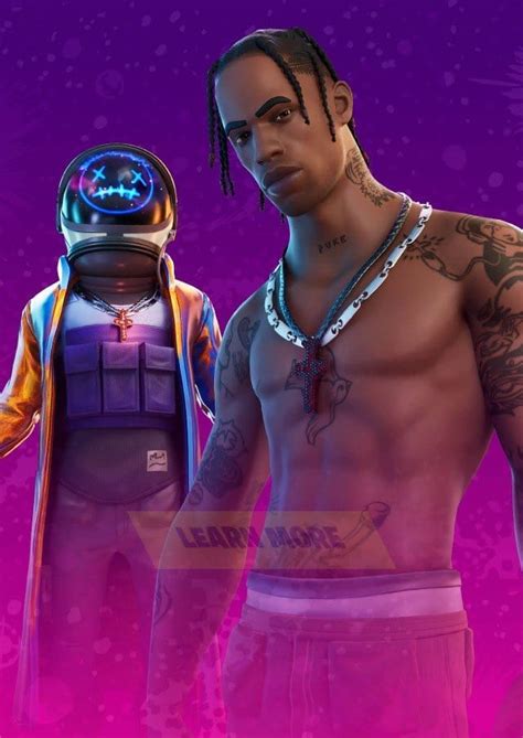 The online video game provided the venue for music fans suffering from mass cancellations of concerts and festivals. Fortnite x Travis Scott Leaked Skin - Hier sind die Travis ...