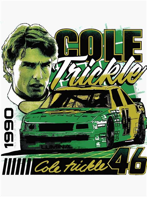 Days Of Thunder Cole Trickle 46 City Chevrolet Classic Sticker For