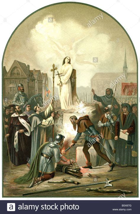 Joan Of Arc Burned At The Stake B5x67g 907×1390 Fotos Fotografia
