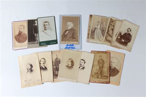 Lot 40 Carte De Visites 19th Century