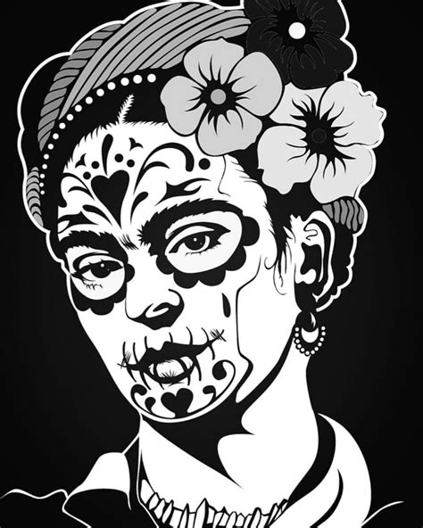 Cuenta oficial de frida kahlo, en memoria de la gran artista mexicana. Frida Kahlo Vector at GetDrawings | Free download