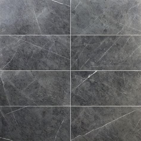 Ivy Hill Tile Marmo Dark Gray 1181 In X 2362 In Matte Marble Look