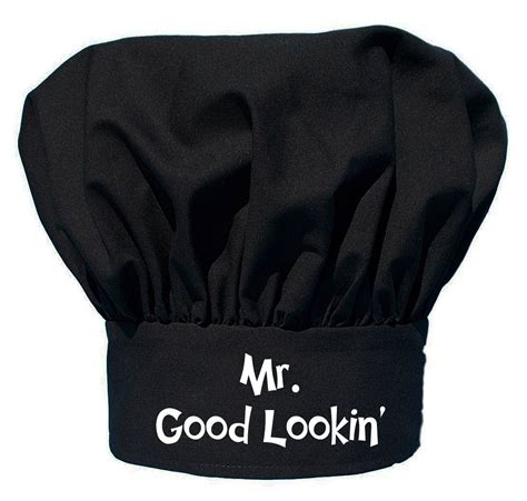 Apron And Chef Hat Set Mr Good Lookin Bbq T Idea Etsy